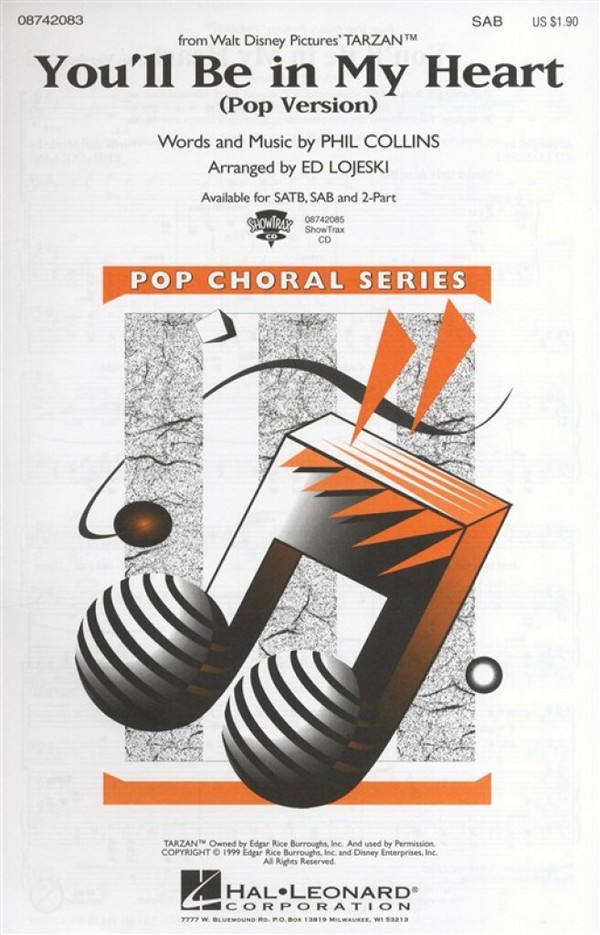 You'll be in my Heart for mixed