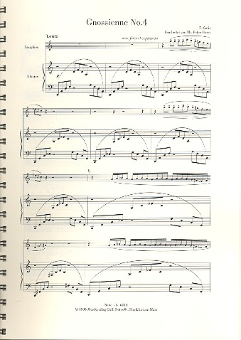6 Gnossiennes Band 2 (Nr.4-6, +CD)