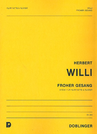 Froher Gesang für Klarinette
