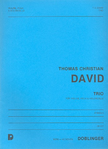 TRIO FUER VIOLINE, VIOLA UND CELLO