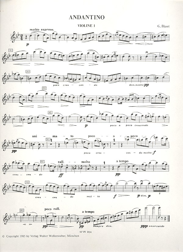 Andantino für Streichorchester