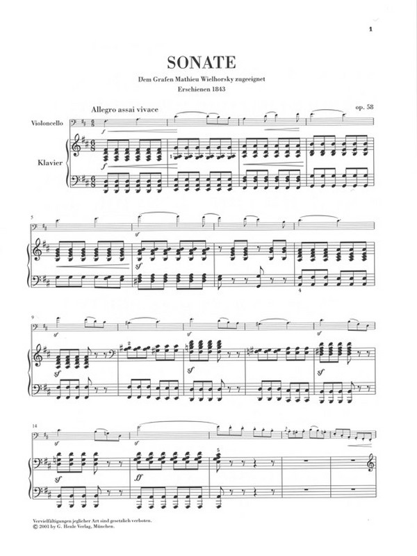 Sonate D-Dur op.58