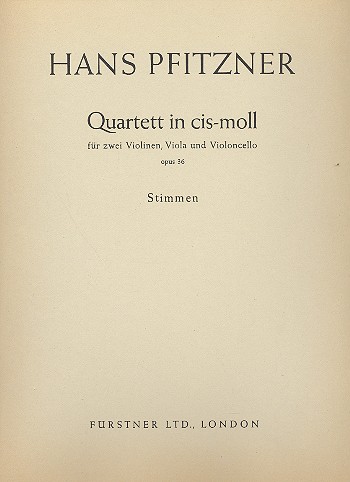 Streichquartett cis-Moll op. 36