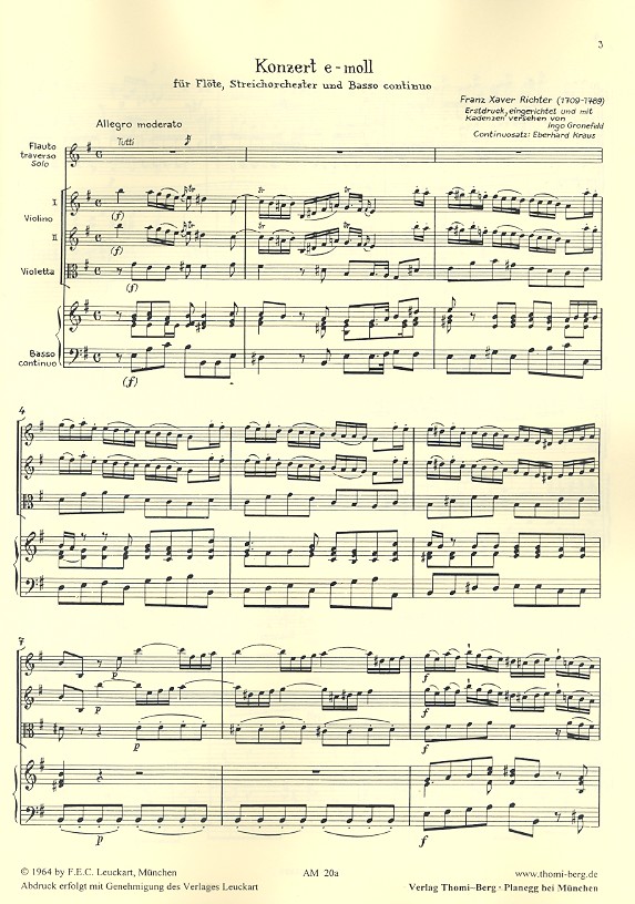 Konzert e-Moll