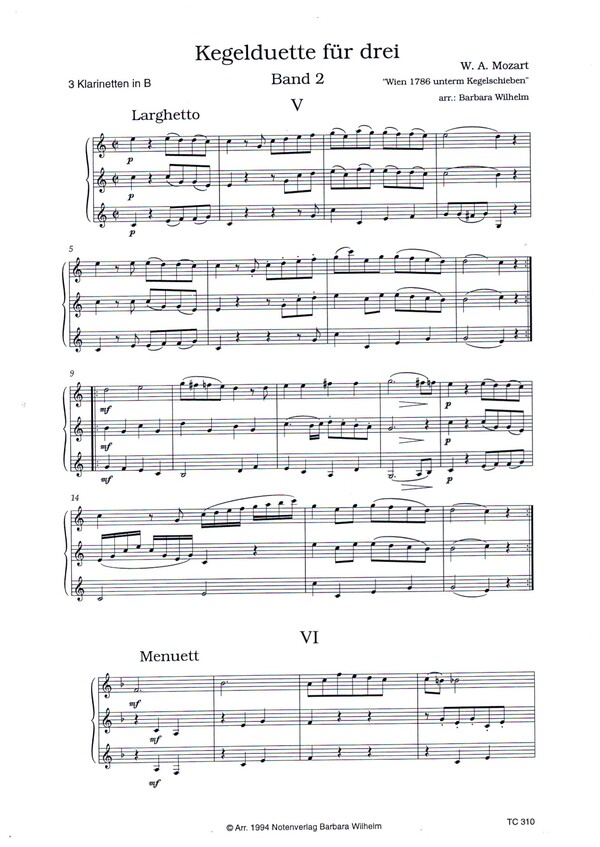 Kegelduette für drei Band 2
