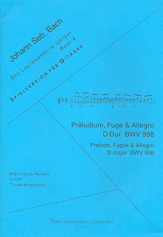 Präludium, Fuge und Allegro D-Dur BWV998