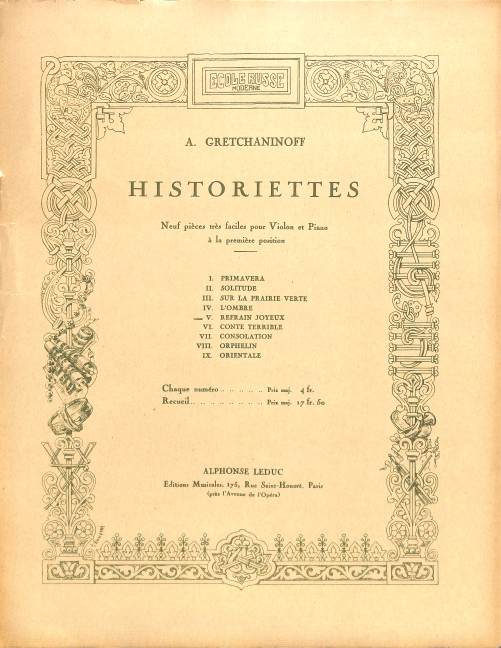 Refrain joyeux op.118,5