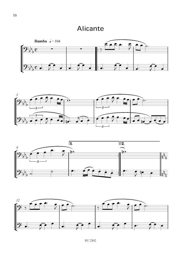 Rhythm of Time 15 Duets for trombones