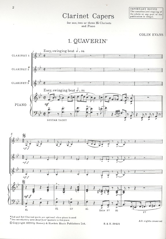 Clarinet Capers
