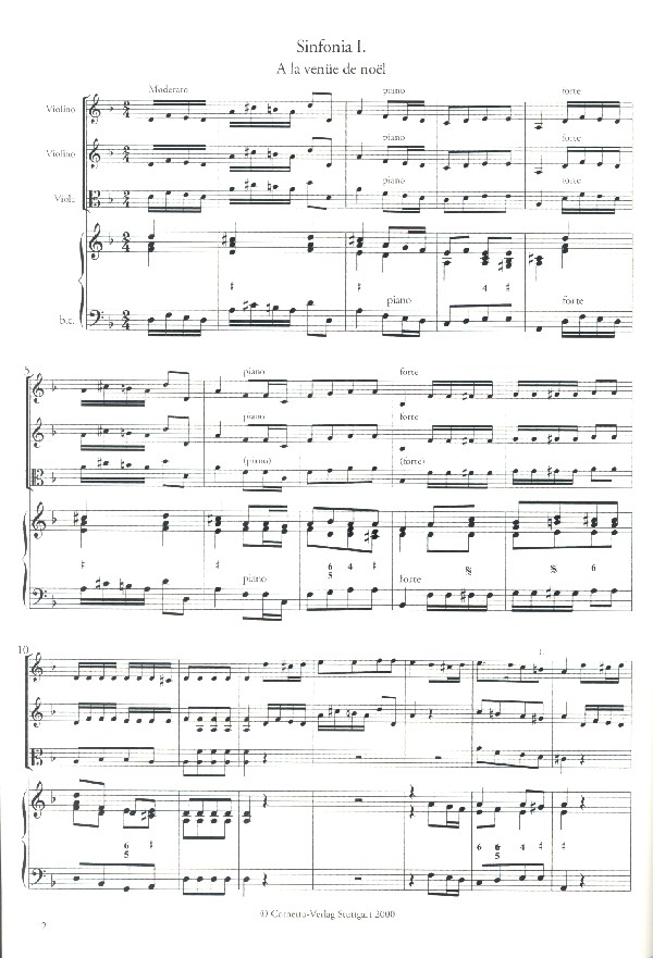 Sinfonia 1 aus 6 symphonies de noels