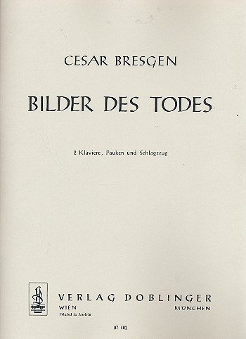 Bilder des Todes für 2 Klaviere, Pauken