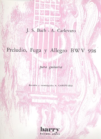 Preludio, fuga y allegro BWV998