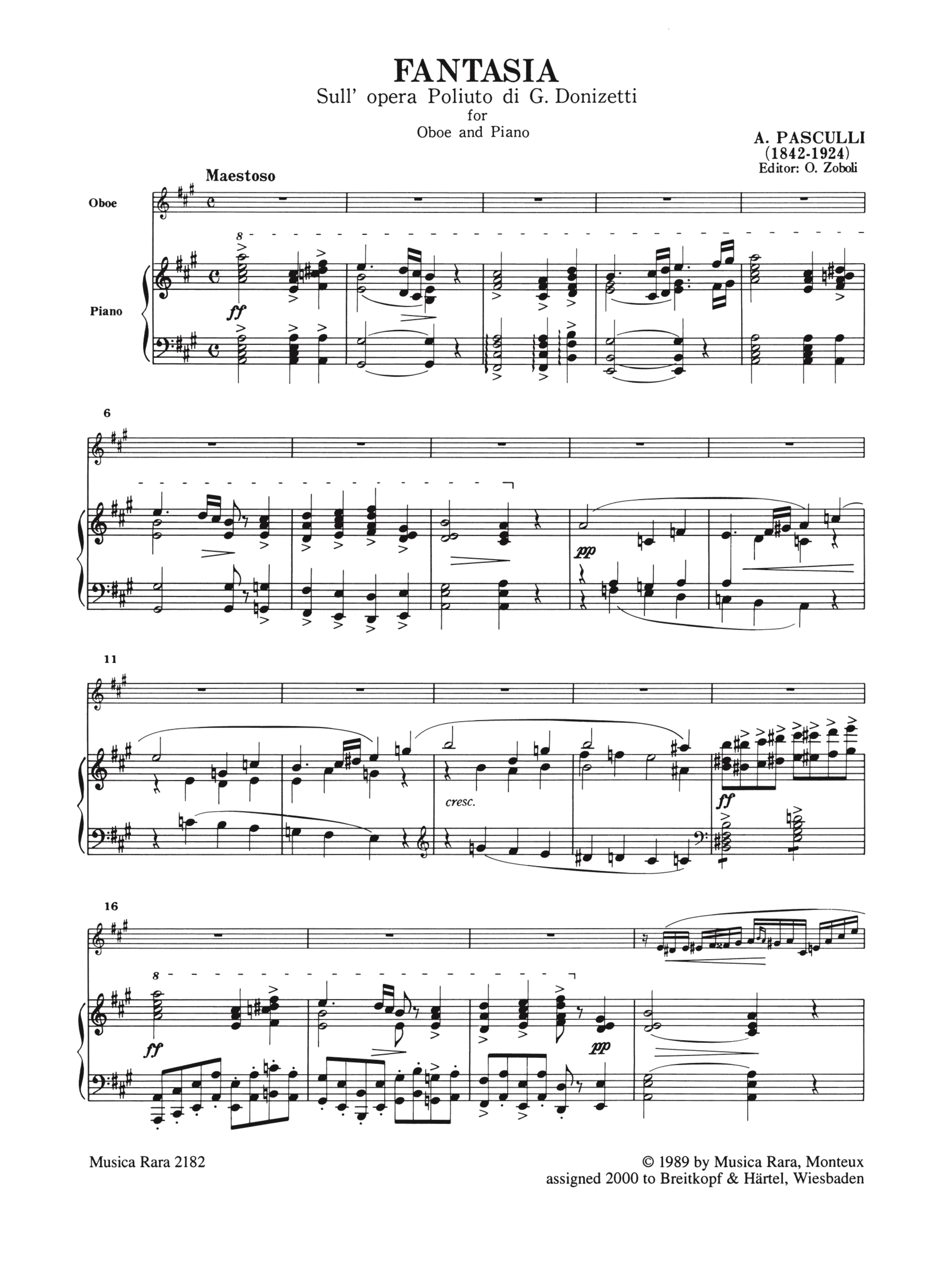 Fantasia sull'opera Poliuto di Donizetti