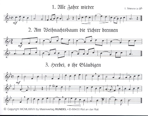 27 Lieder zur Weihnachtszeit Band 1