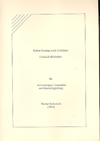 7 Gesänge nach Gedichten Friedrich