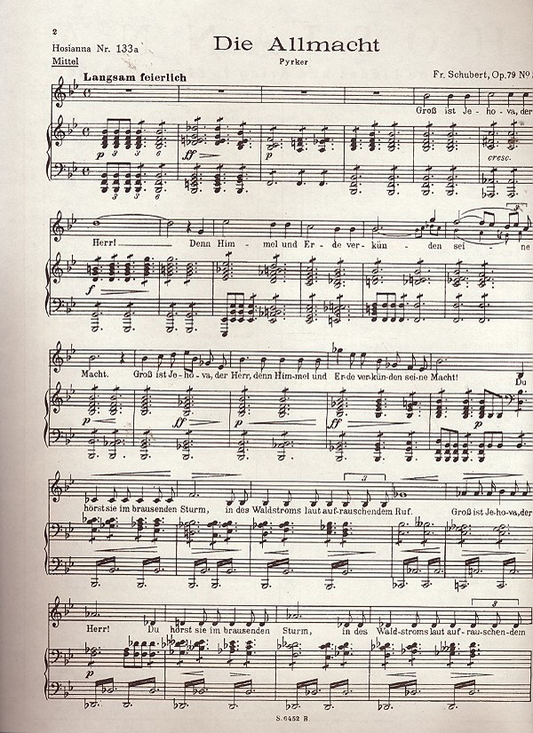 Die Allmacht op.79,2