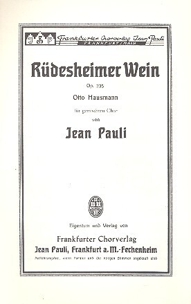 Rüdesheimer Wein op.235