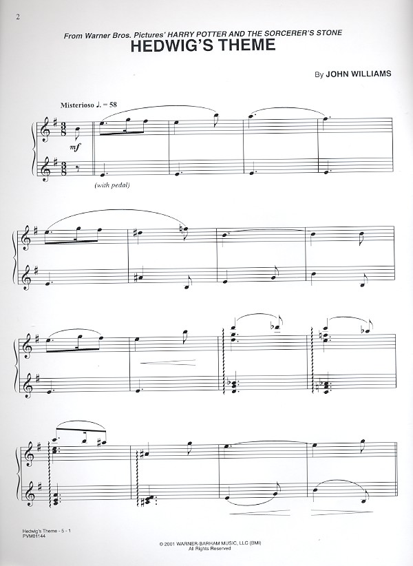 Hedwig's Theme and the Sorcerer's Stone from Harry Potter