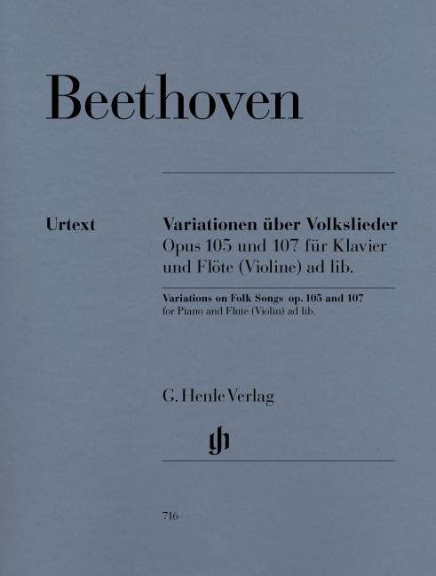 Variationen über Volkslieder op.105 und op.107