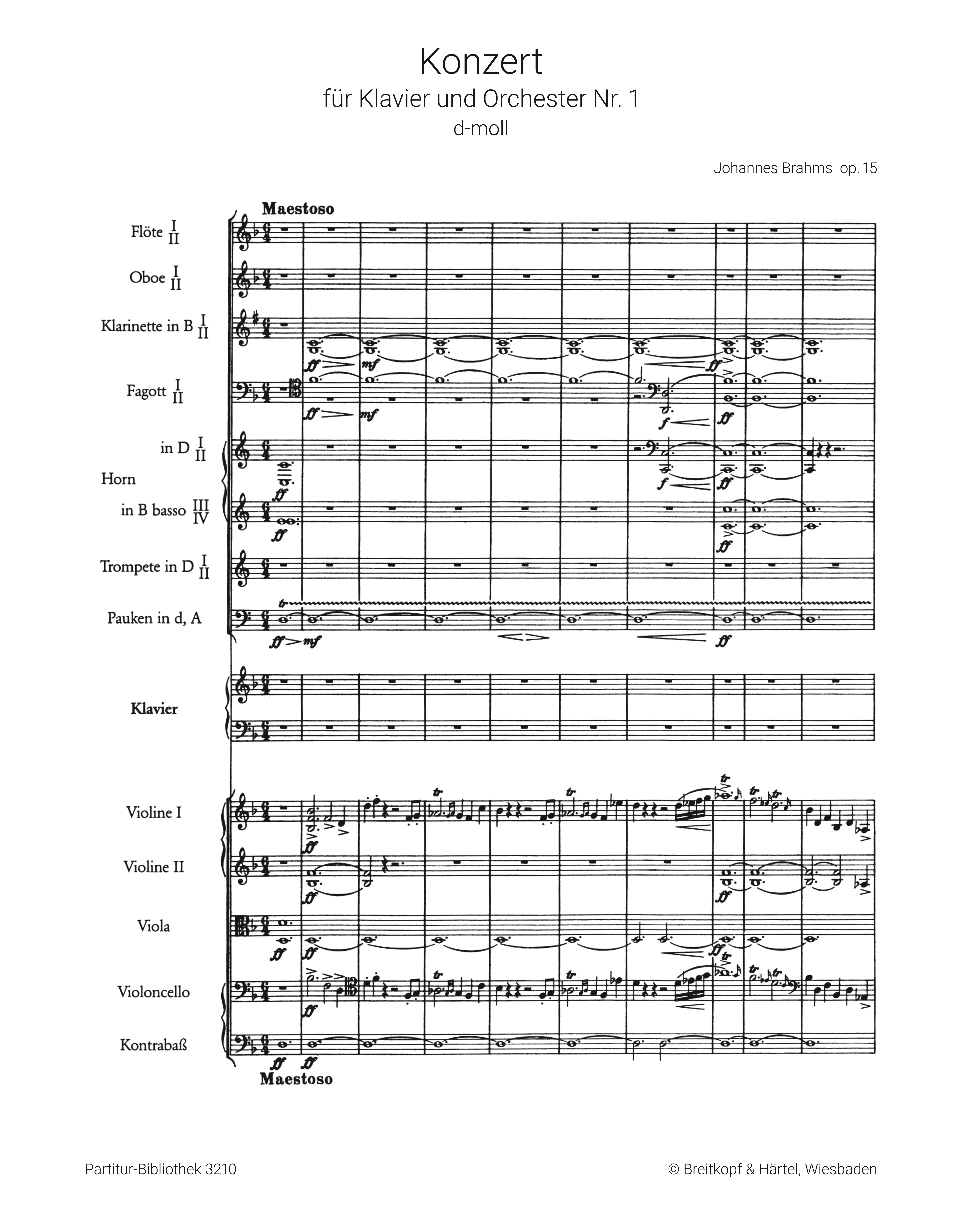 Konzert d-Moll Nr.1 op.15
