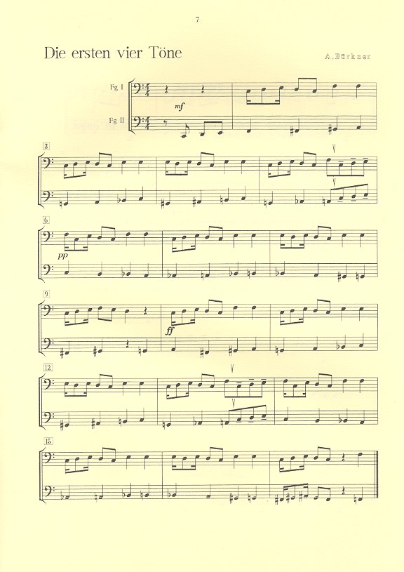 Musik für 2 Fagotte für