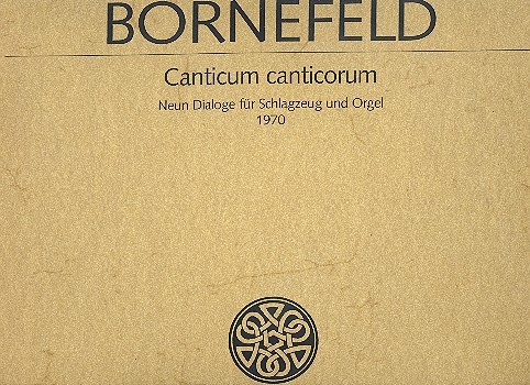 Canticum canticorum für Schlagzeug