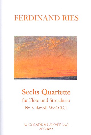 Quartett Nr.4 d-Moll WoO35,1