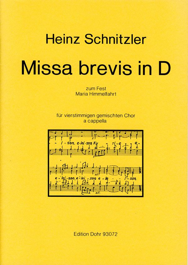 Missa brevis D-Dur