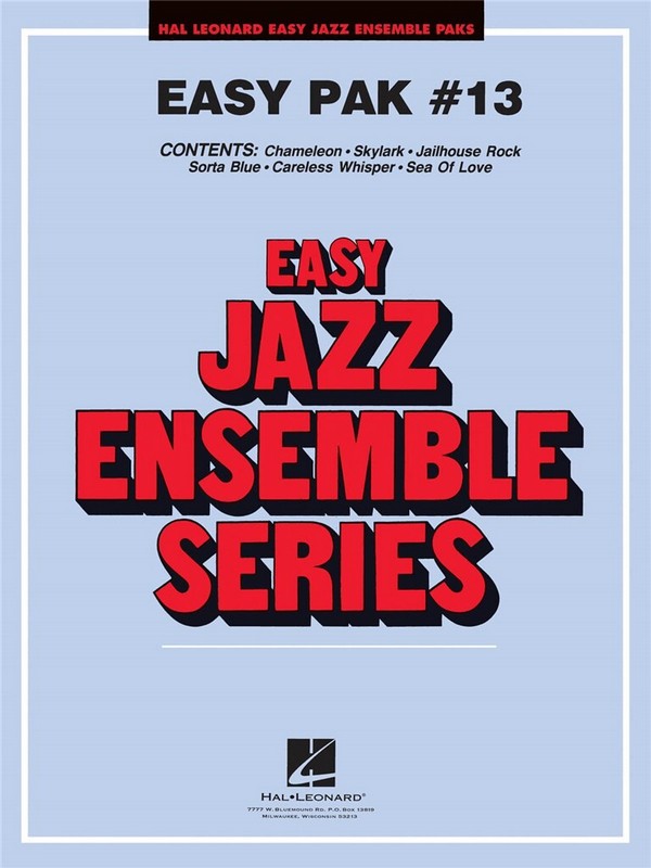 EASY JAZZ ENSEMBLE SERIES PAK NO.13