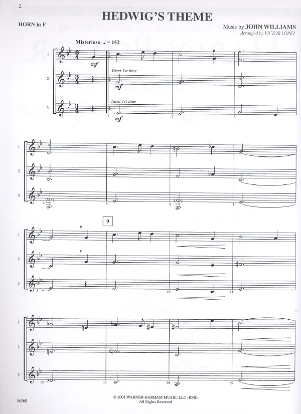 Selected Themes from the Motion Picture Harry Potter and the Sorcerer's Stone