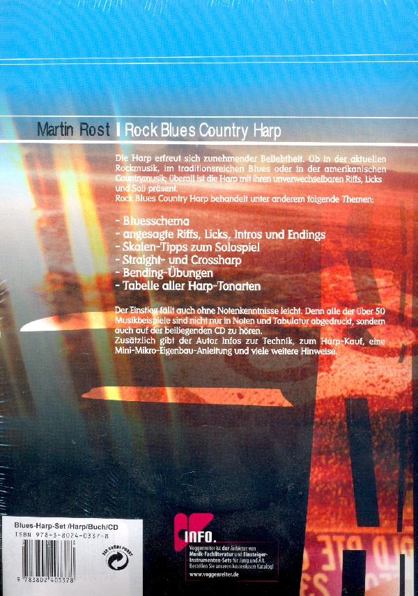 Rock blues Country Harp Set: