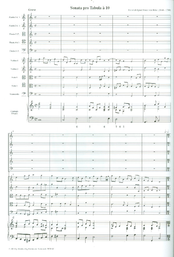 Sonata pro Tabula a 10 für