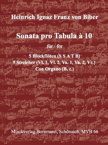 Sonata pro Tabula a 10 für