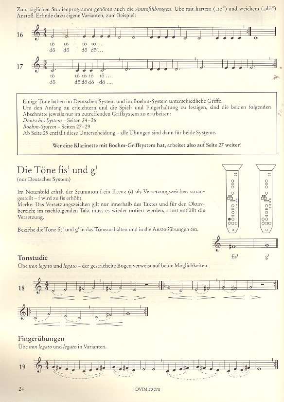 Neue Schule für Klarinette Band 1 (+CD)