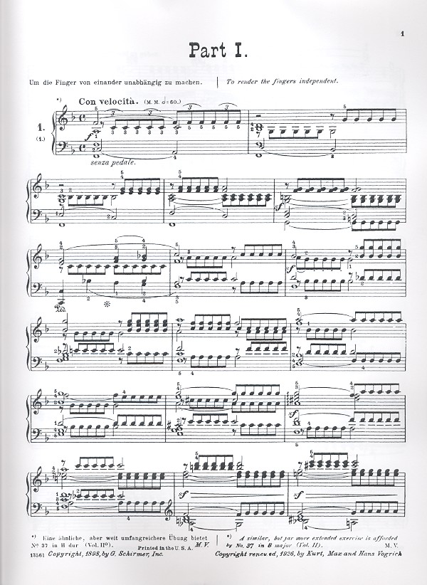 Gradus ad parnassum vol.1 (nos.1-36)