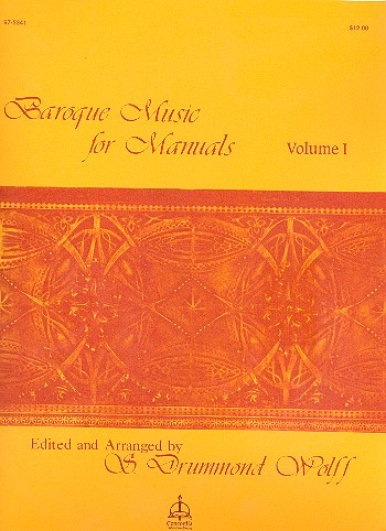 Baroque Music for Manuals vol.1