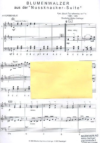 Blumenwalzer op.71a aus der Nussknacker-Suite