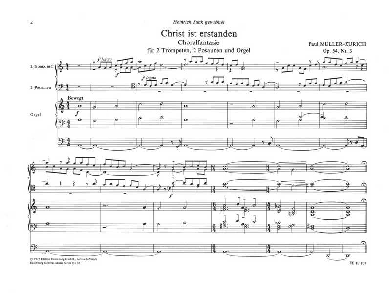 Christ ist erstanden Choralfantasie