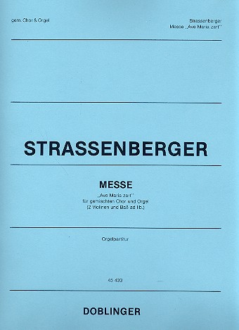 Ave Maria zart für gem Chor und Orgel