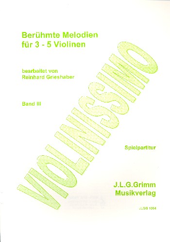 Berühmte Melodien Band 3