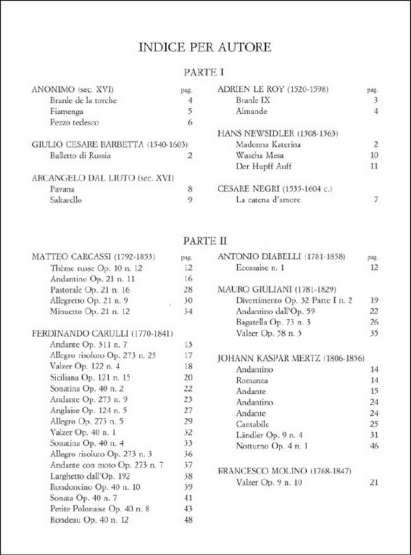 The easy Guitar - Pezzi facili di vari autori