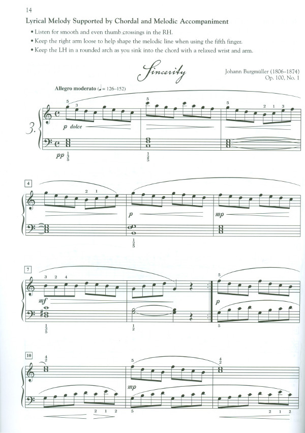 Burgmüller, Czerny and Hanon