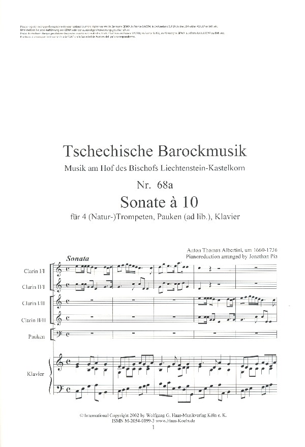 Sonate à 10 C-Dur