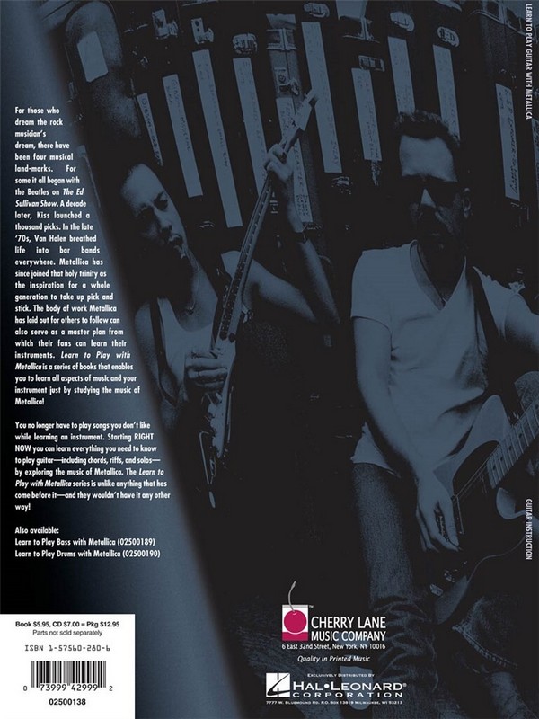 Learn to play Guitar with Metallica