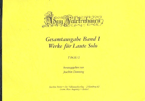 Gesamtausgabe Band 1