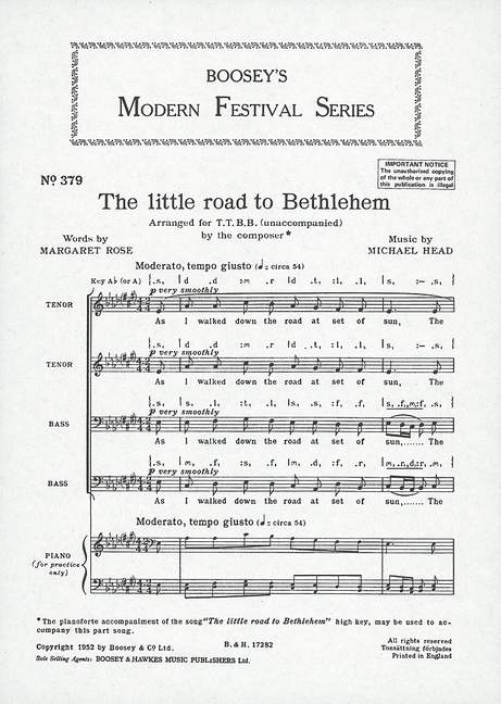 The little road to Bethlehem 379