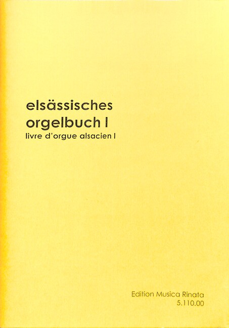 Elsässisches Orgelbuch