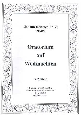 Oratorium auf Weihnachten