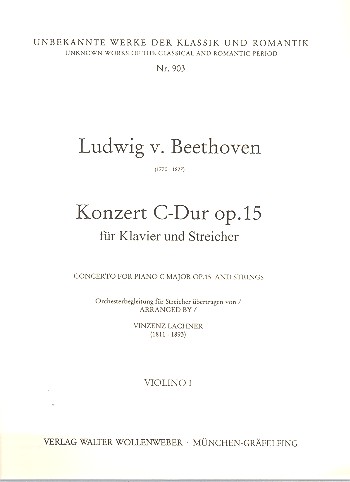 Konzert C-Dur Nr.1 op.15