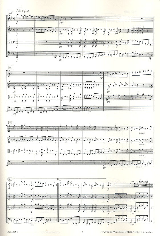 Quartett a-Moll WoO35,3